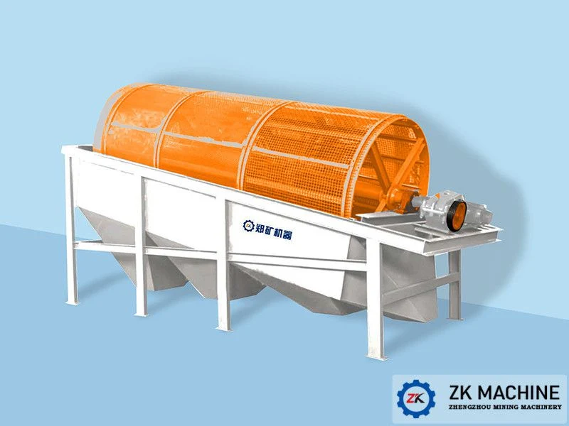 Gts Series Rotary Screen Sand Sieve Rotary