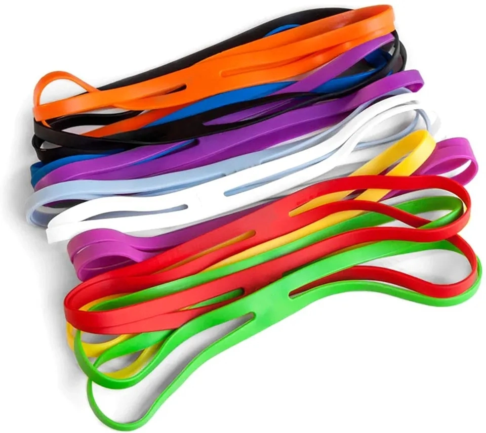 H-Band Silikon Gummibänder verschiedene Farbe Elastic X Gummibänder Für Bücher Office liefern Dateiordner Mülltonnen