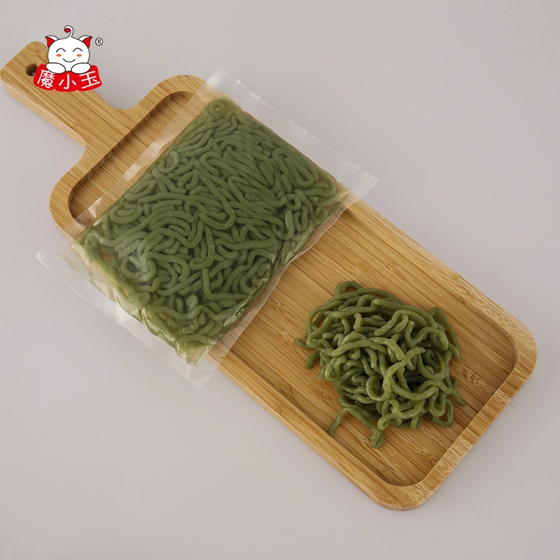 Wholesale/Suppliers Konjac Pasta Type Instant Noodles Spinach Skinny Spinach Konjac Udon Noodles