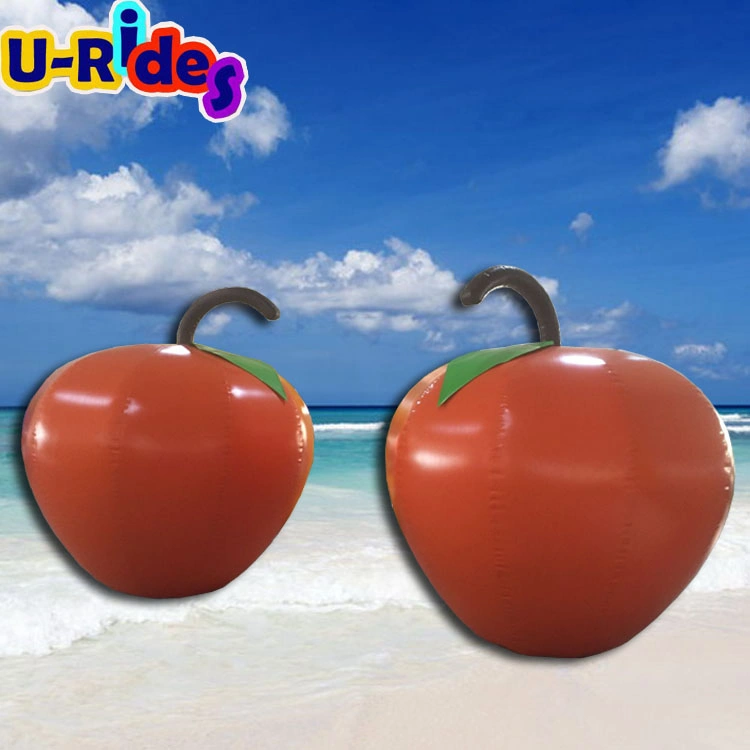 Forma de manzana agua flotante agua juguete inflable boya juego de agua para la venta