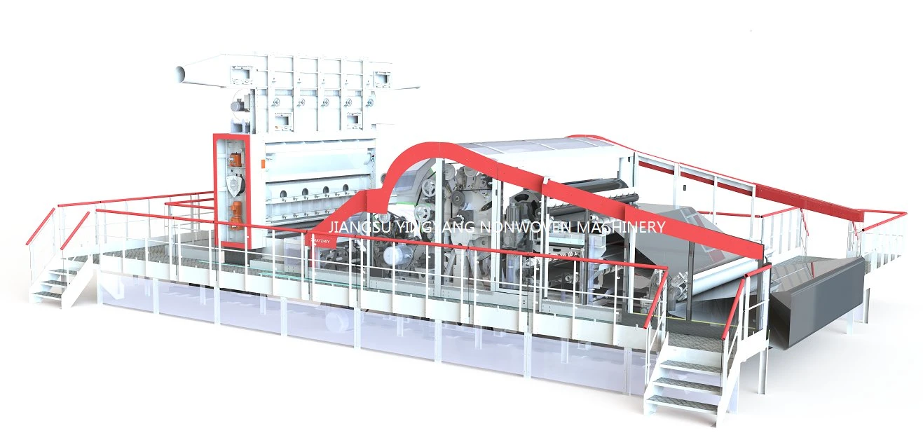 Safety Protection Electronic Locking Nonwoven Machinery Carding Machine with CE/UL Approved