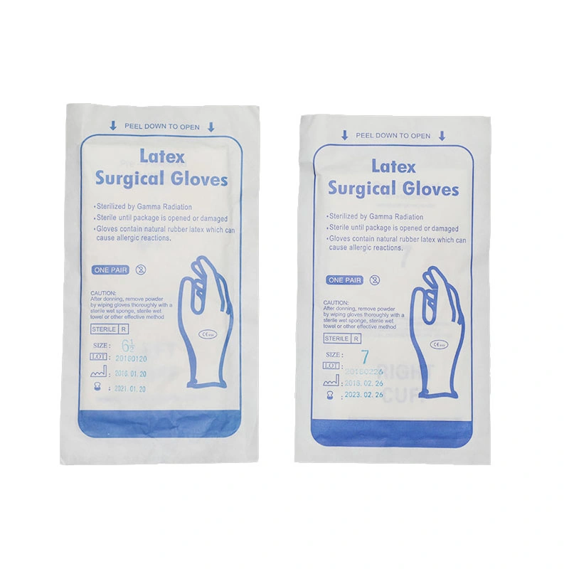 Хорошее качество стерильные хирургические перчатки из латекса одноразового использования
