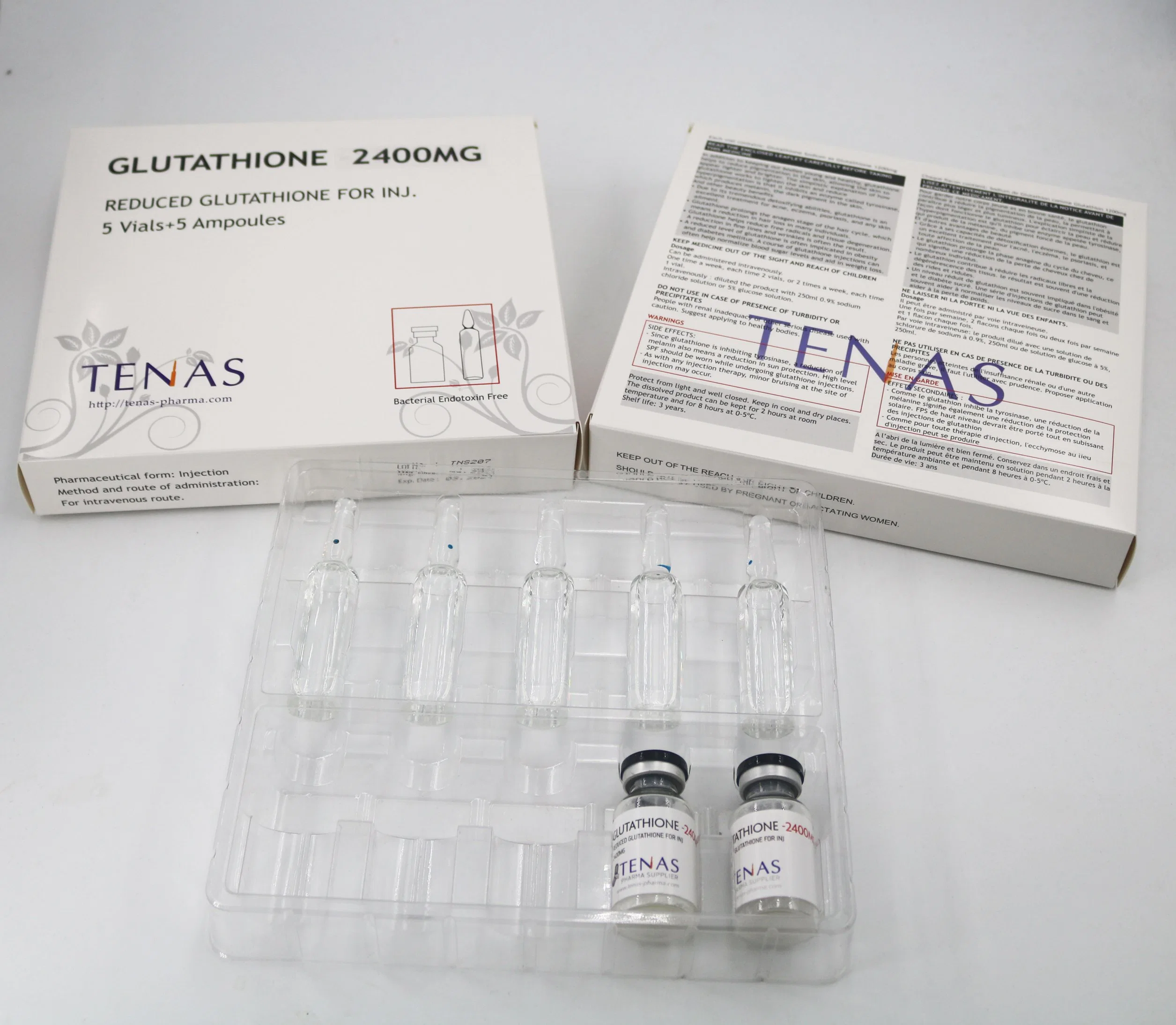 Skin Care Product Injectable Reduced Glutathione 2400mg IV Use