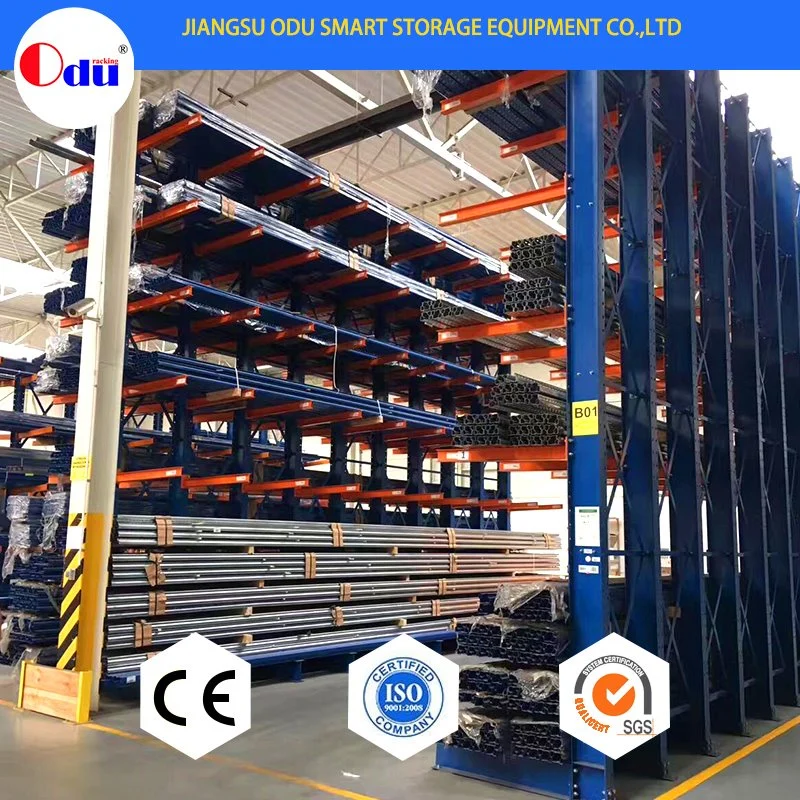 High Capacity Double Faced Heavy Middle Duty Customized Long Material Cantilever Rack Shelf