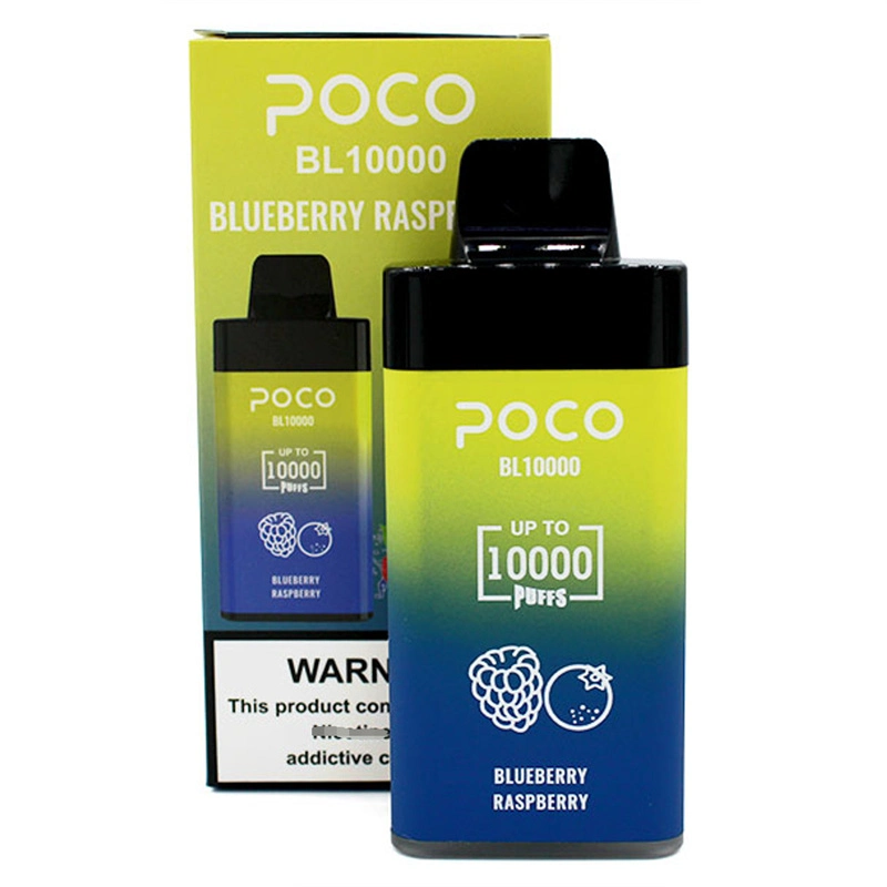 Entrepôt européen en Allemagne Poco10000 Puffs Vape jetable Poco Bl 10000 Cigarette électronique Stylo Vape Rechargeable Débit d'air réglable 20ml 15 saveurs Dispositif.