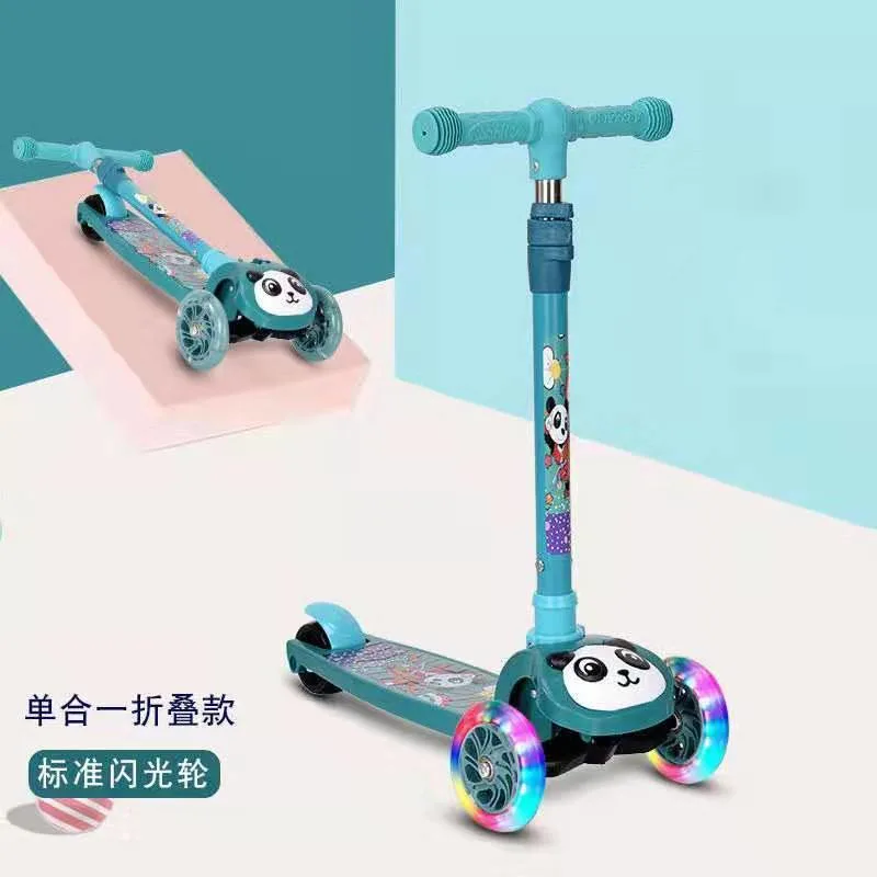 Children&prime; S Three-in-One Skidding Exercise Gift Scooter