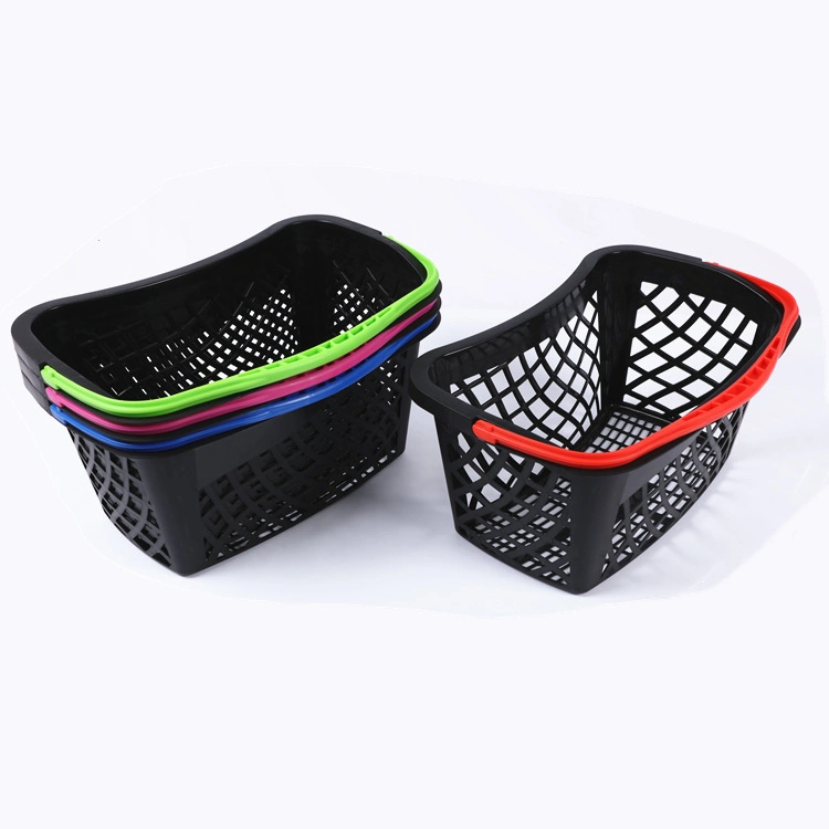 Supermarket Plastic 25 Litres Single Handle Shopping Basket Shop Fitting