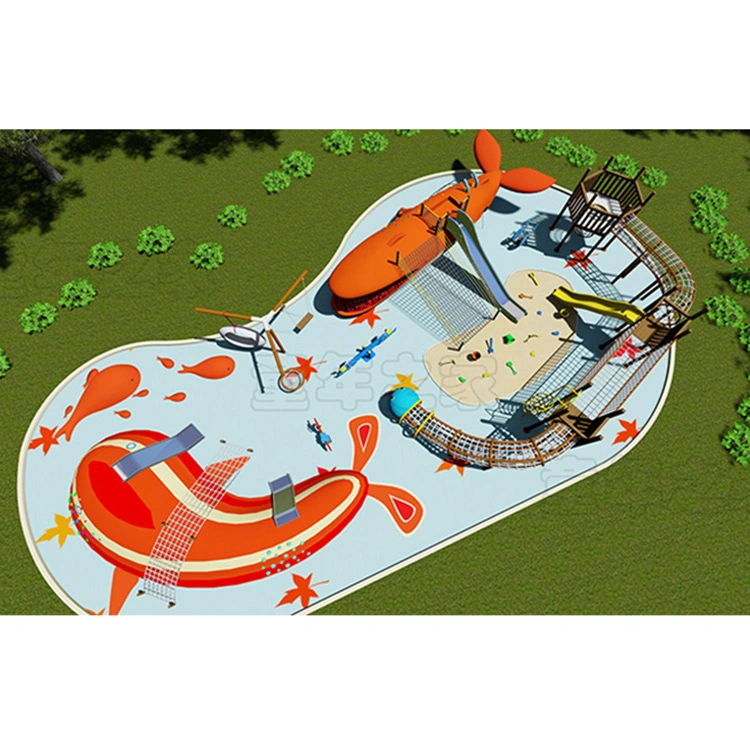 Children's Outward Exploration Games Playground Outdoor Marine Animal Theme Children Park