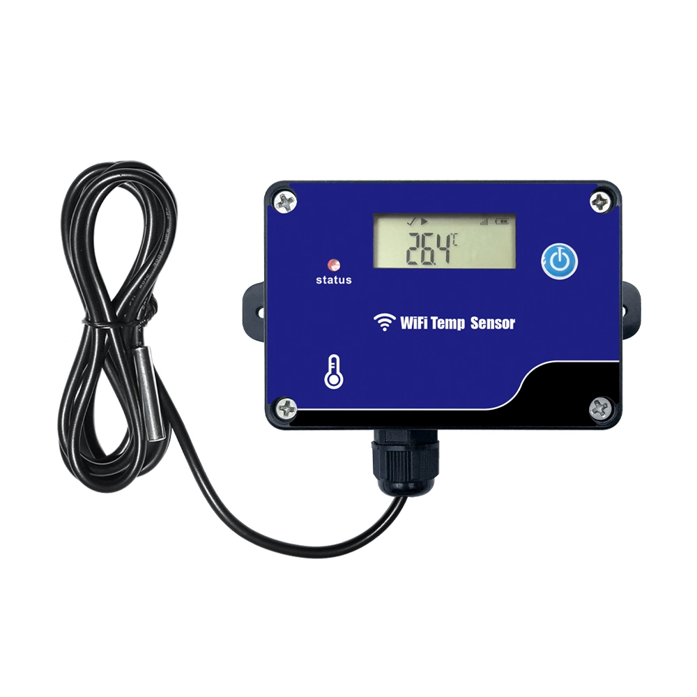 LCD Screen Freezer Alarm Wireless Real Time Temperature Sensor WiFi