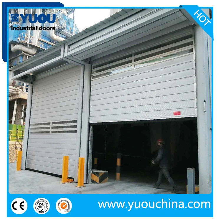 Industrial Thermal Insulated High Speed Roller Shutter Door for Pharmaceutical Drug Factory