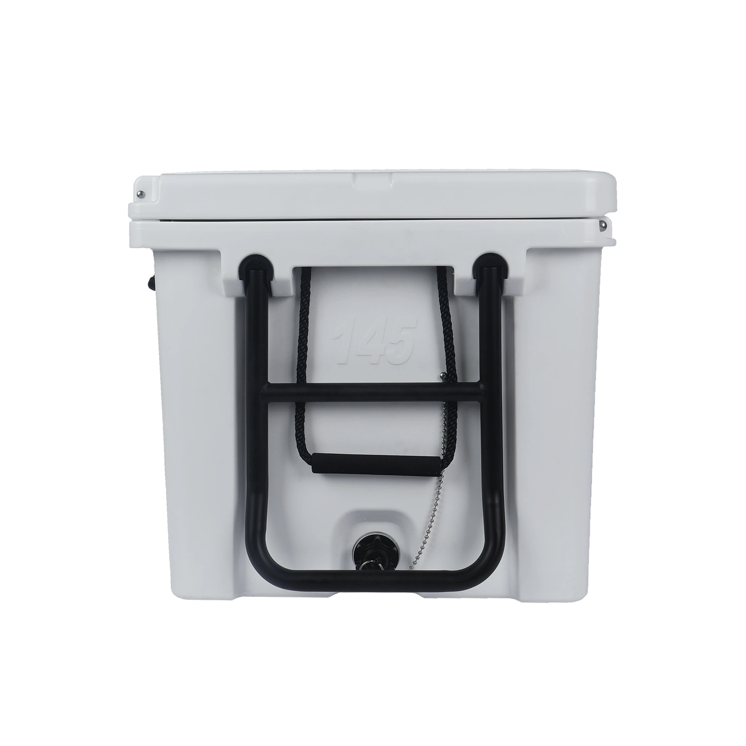 Factory Customized Food Wholesale/Supplier Cheap Roto Mold Cooler Box 75L/125L/145L Trolley Cooler Box Price Plastic Insulated Cooler Box with Wheels for Beer/Can/Camp