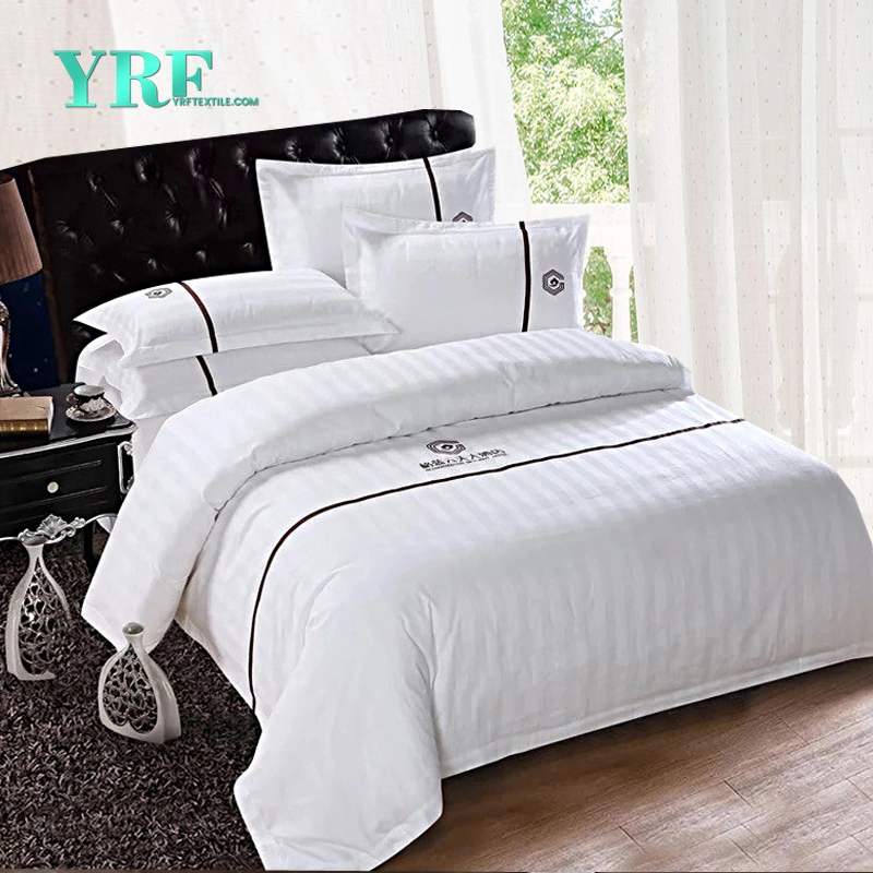 Yrf Customized Size White 60*40 S Satin 100% Cotton Hotel White Bedding Quilt Cover