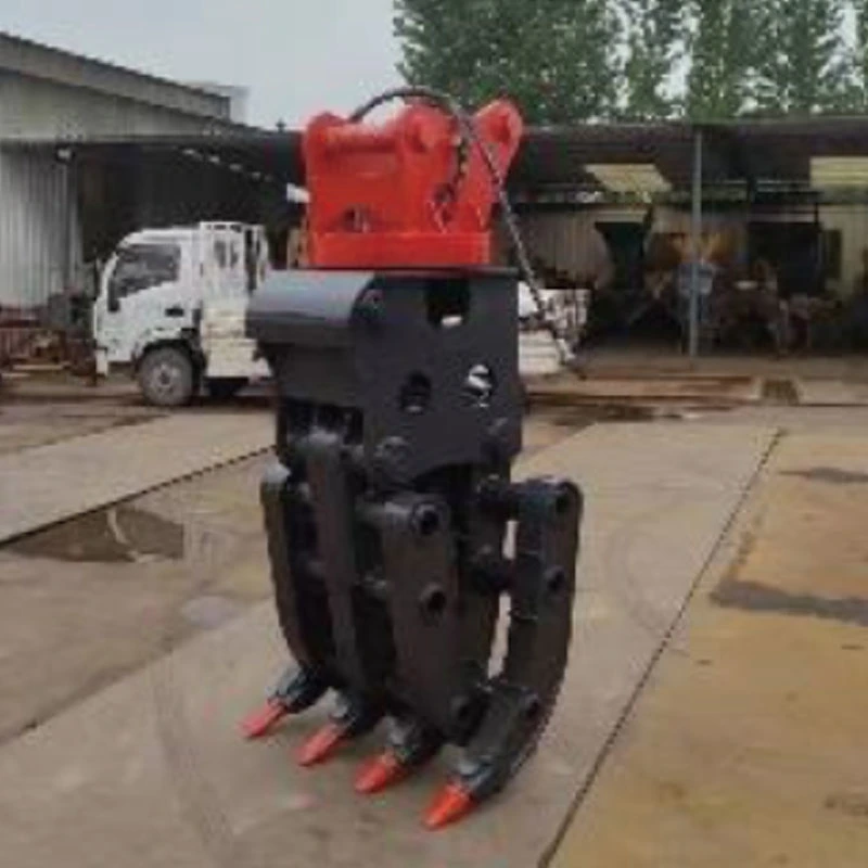 Zsdb High Efficiency Logs/Waste Metal Grapples Mounted Onto Excavatorsrock Grapple Scarp Steel 7jaws