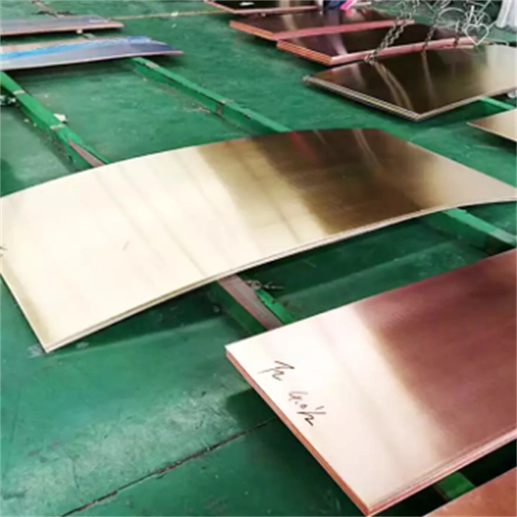 Factory Supply High quality/High cost performance 0.1mm 0.3mm 0.5mm 1mm 1.5mm 3mm 99.999% Purity Pure Red Copper Plate Sheet C12000 C11000 C12200 Copper Plate Sheet