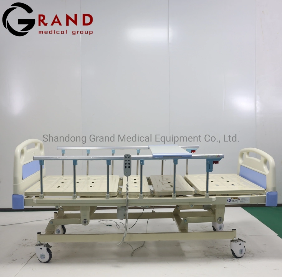 China Fornecedor móveis hospitalares Equipamentos Médicos 3 Função ajustável eléctrico cama de hospital Medical paciente do leito de enfermagem em stock