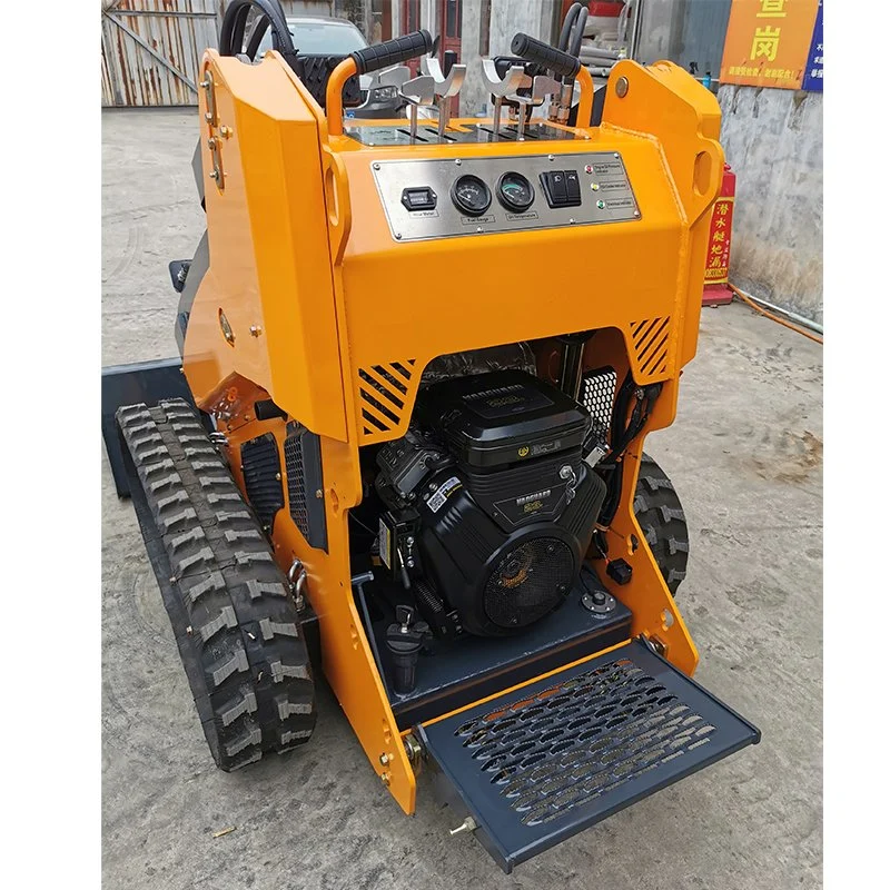 CE ISO EPA Crawler Polyvalent Skid Steer Mini Micro Roue et Chenille Tarière Mini/Petit/Tractopelle Diesel Chargeuse Frontale Télescopique à Vendre