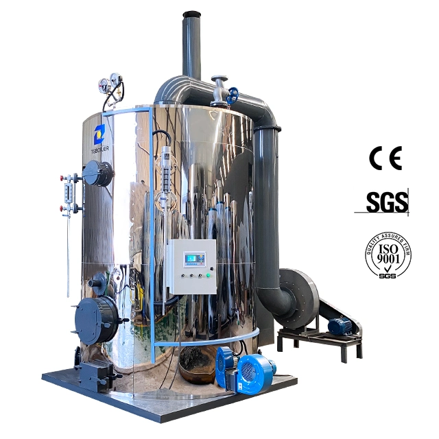 Energy Saving Fast Installaion 120-1000kg Bioamsss Pellet Steam Generator