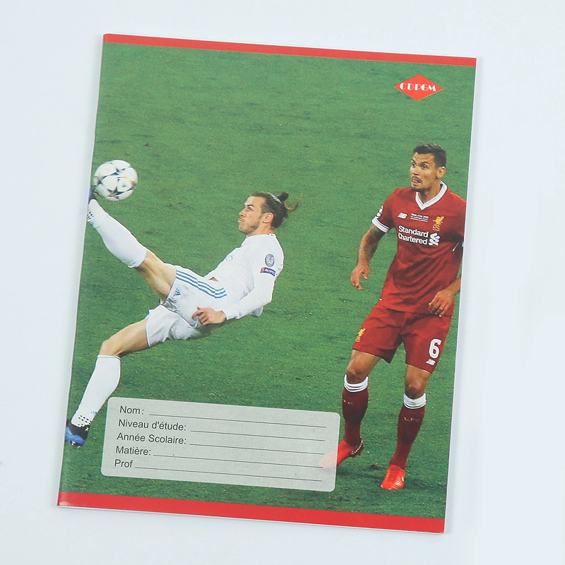 A5 Printed Football Star Hardcover Notebook Exercise Book for School