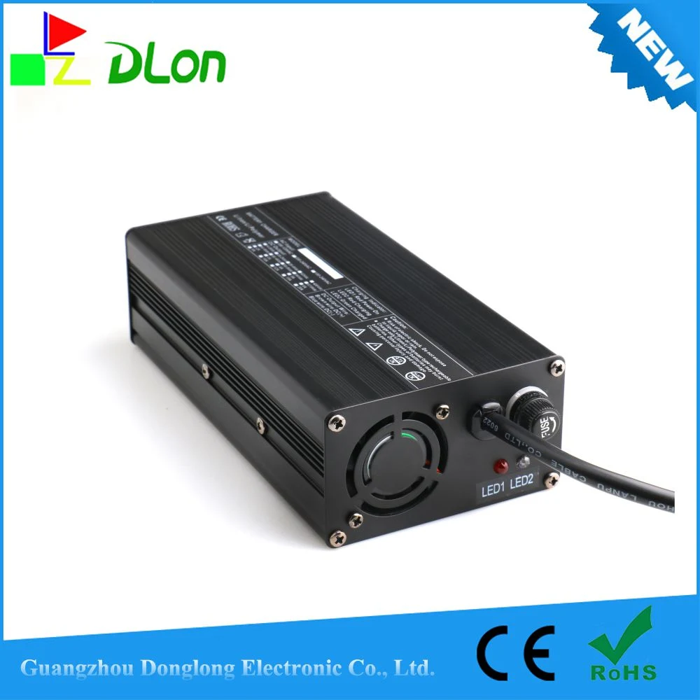 240W Li Ion Charger 42V 5A 36V Smart Charger Lithium Ion 110V/220VAC to 12VDC Charger