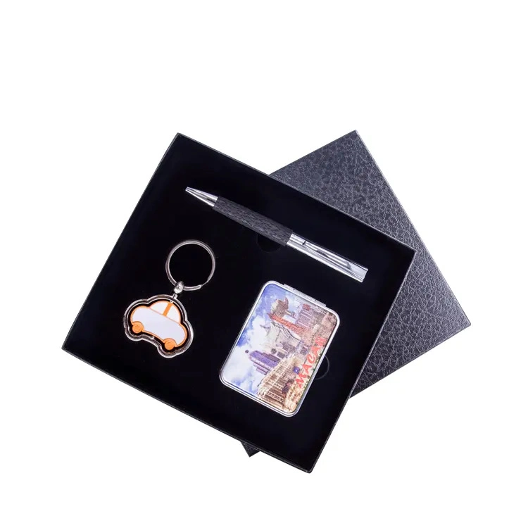 Personalized Gifts Wholesale/Supplier High quality/High cost performance  Pen Perfume Key Chain Corporate Gift Set