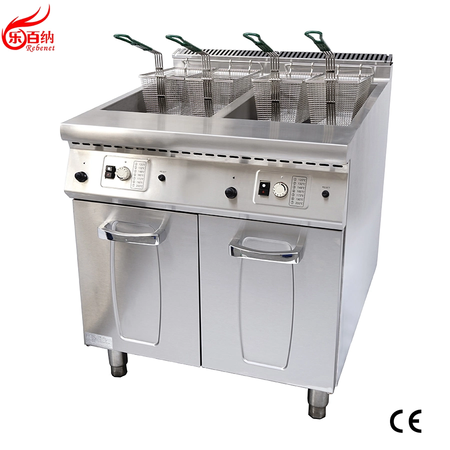 El equipo de cocina comercial 4 gama de quemadores de gas con horno (9G-RQ-4)