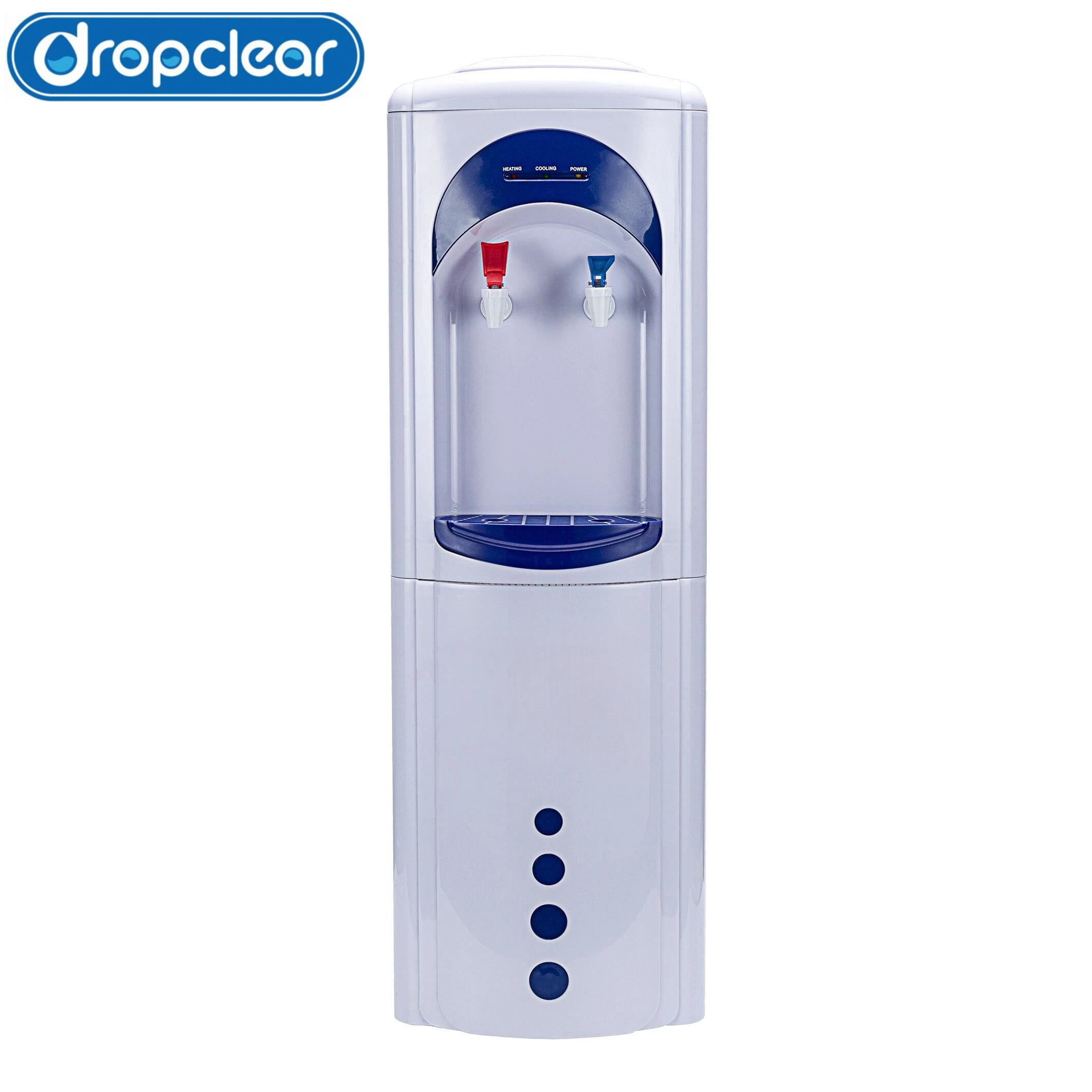 Dispensador de enfriador de agua de compresor Veritical caliente y frío Filtro de enfriador Purificador