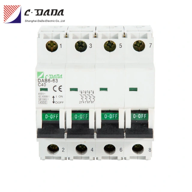 3kA, 4,5ka, 6kA Micro 10 AMP Mini-Leistungsschalter mit CB