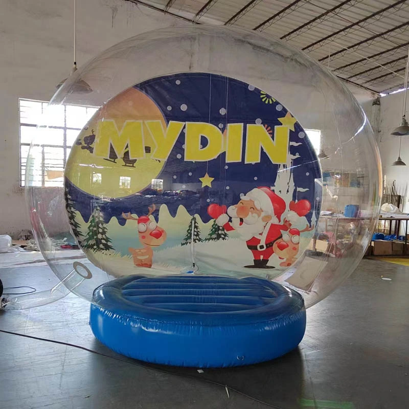 Decoración de Navidad Snow Globe Hotel Carpa inflables burbuja para la venta