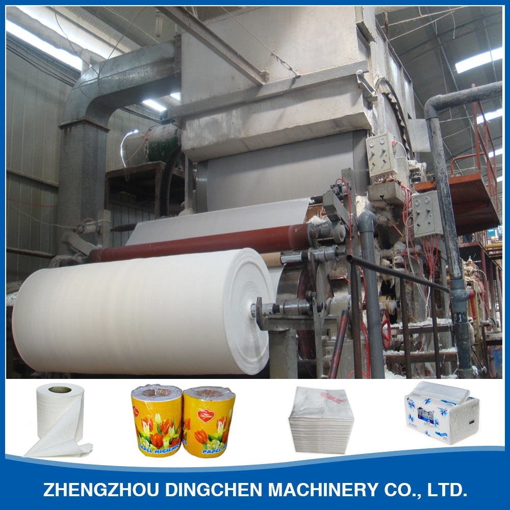 New Technology 2850mm Crescent Type Toilet Tissue Paper Machine