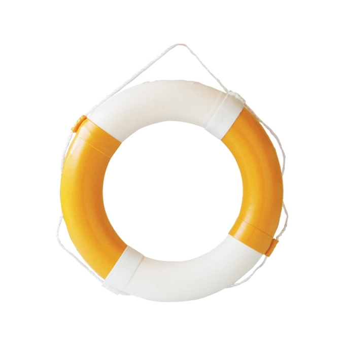 Comfortable Yellow PU Life Buoys Rings Float for Kids Adult Swimming