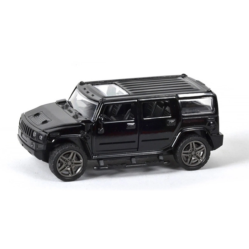 1: 32 High quality/High cost performance  Die Cast Car Model Metal Toy Pull Back Car Toys Kids Alloy Car Simulation Hummer Diecast Vehicle Toy Children Car Metal Car Toys