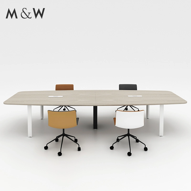 Neu Ankunft White Conference Wood Office Meeting Table