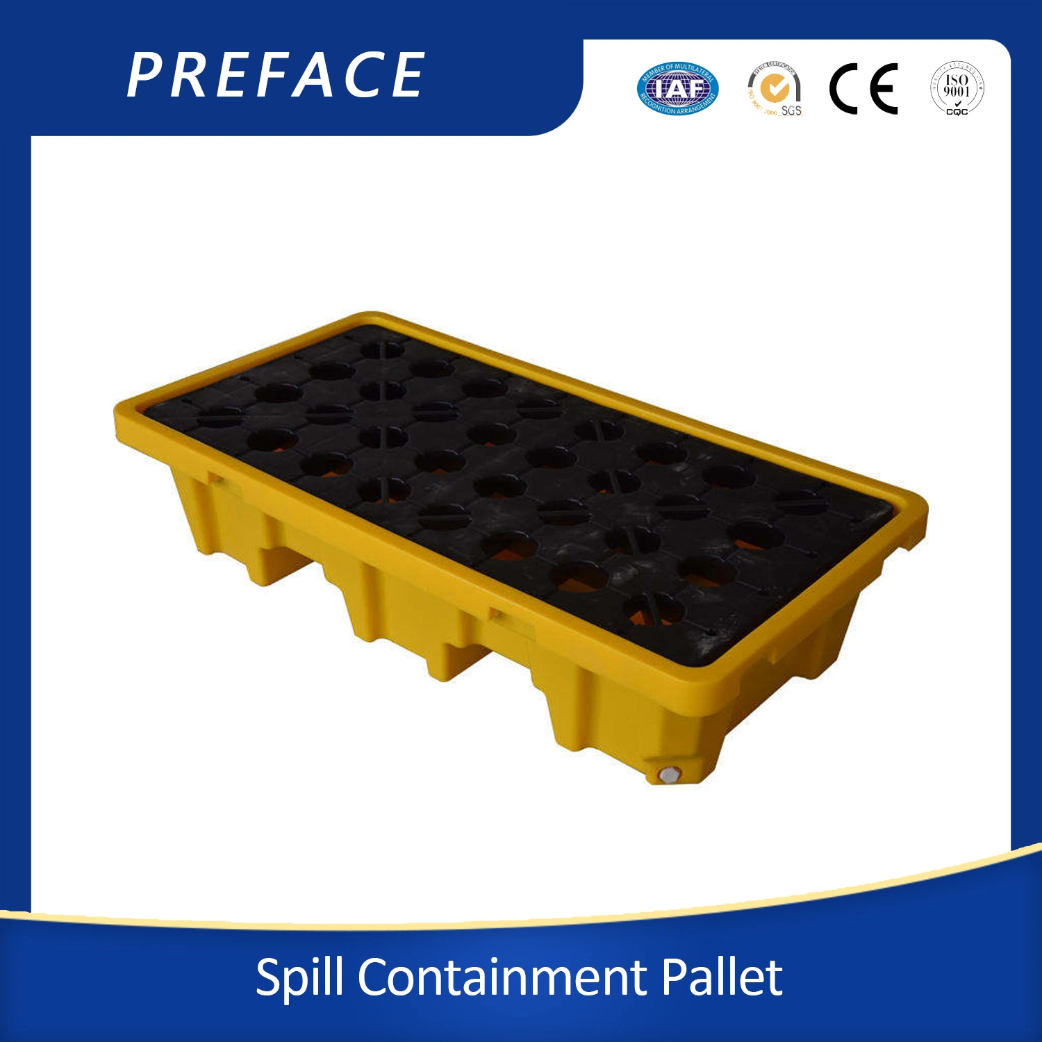 High Quality Spill Pallet Secondary Containment Pallet Oil Pallet for Oil Chemicals