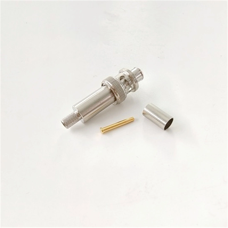 Shv antena coaxial RF de crimpado macho conector para cable RG59