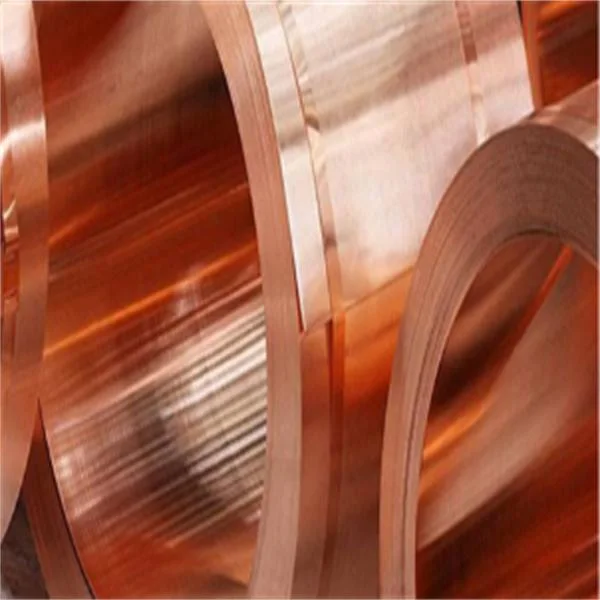 Low MOQ 0.01mm - 1mm Thickness Custom Width 99.99% Pure Copper Tape Without Adhesive Copper Strips Coil for Earth Grounding