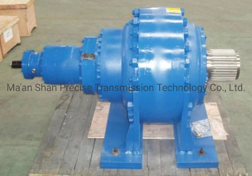 Conveyer Belt Application High Torque 3 Stage Inline Planetary Gear Speed Reducer, Gearmotor, Gearboxes Equal to Bonfigiloli 300 Series