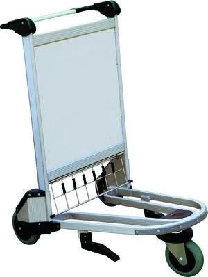 Hand Brake Airport Luggage Trolley Cart Supplier