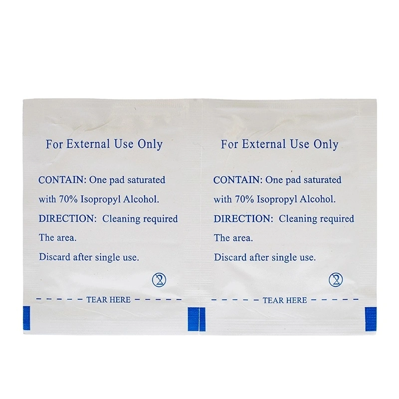 Medical Disposable Alcohol Prep Pad 70% Isopropyl Alcohol Swab