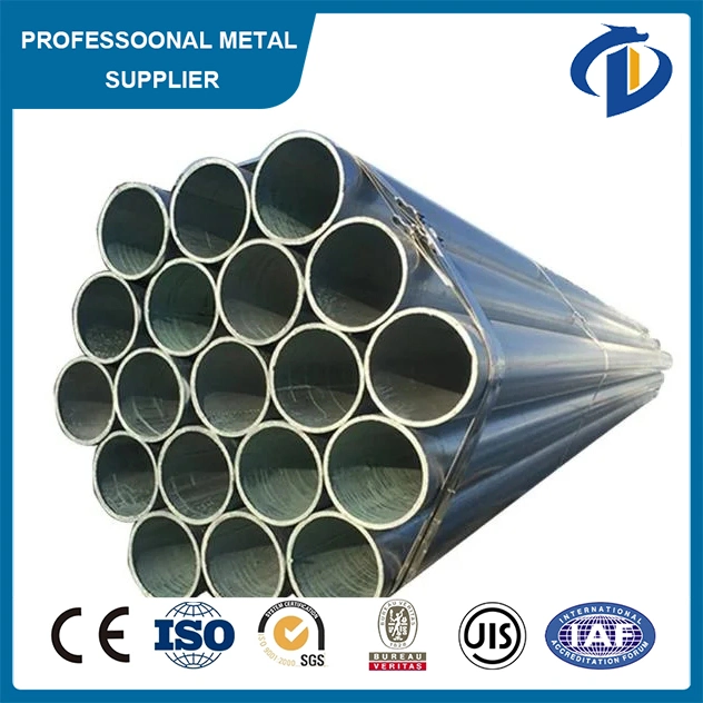 Tubería de acero galvanizado tubo de acero estructural/tubería de galvanizado de 6 metros