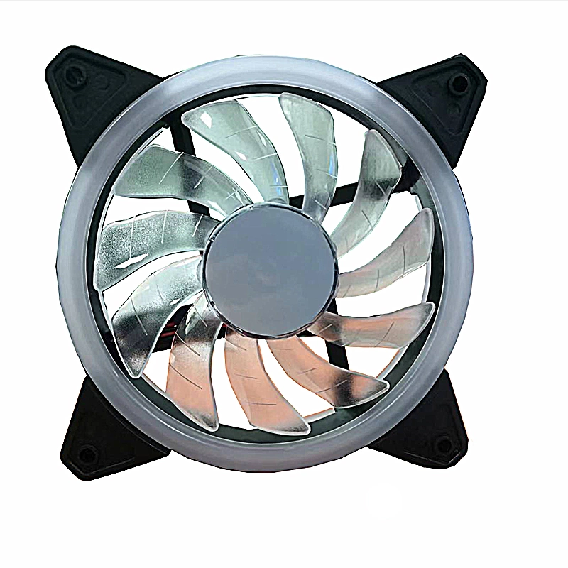 DC12025 12V Cambered Fan Can Be Used in Chassis with Seven Color Lights Cooling Fan