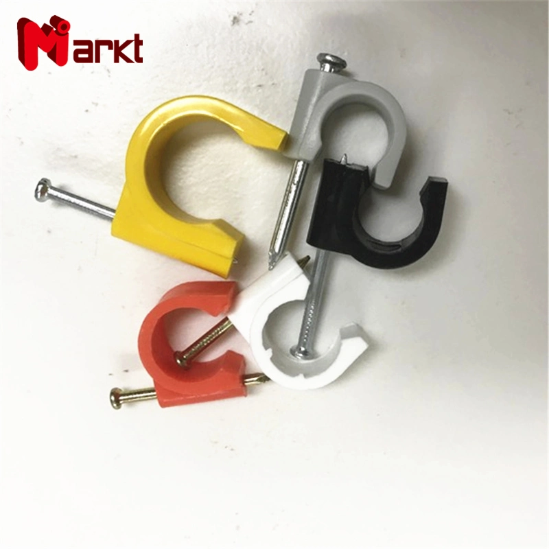 Clip Plastic Nail Clamp Hose Pipe Clamps Wire Cable Clip