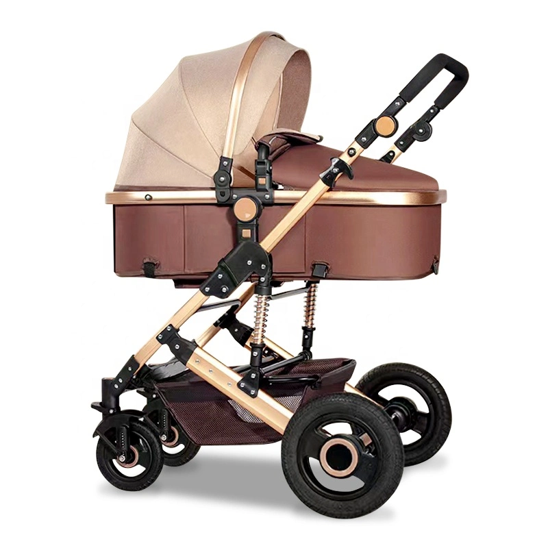 2022 Venta al por mayor de fábrica Hot Selling Personalizar Nuevo 3 en 1 Bebé cochecito Prams de lujo para niños de 0-3 años