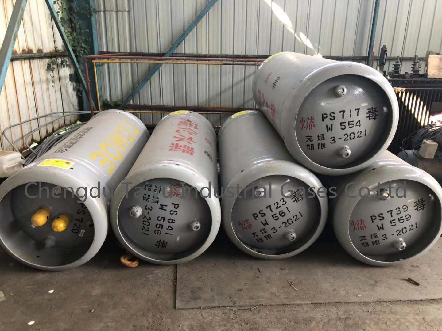 Industrial Grade 99.5% Purity 47L Cylinder Filled Hydrogen Sulfide H2s Gas