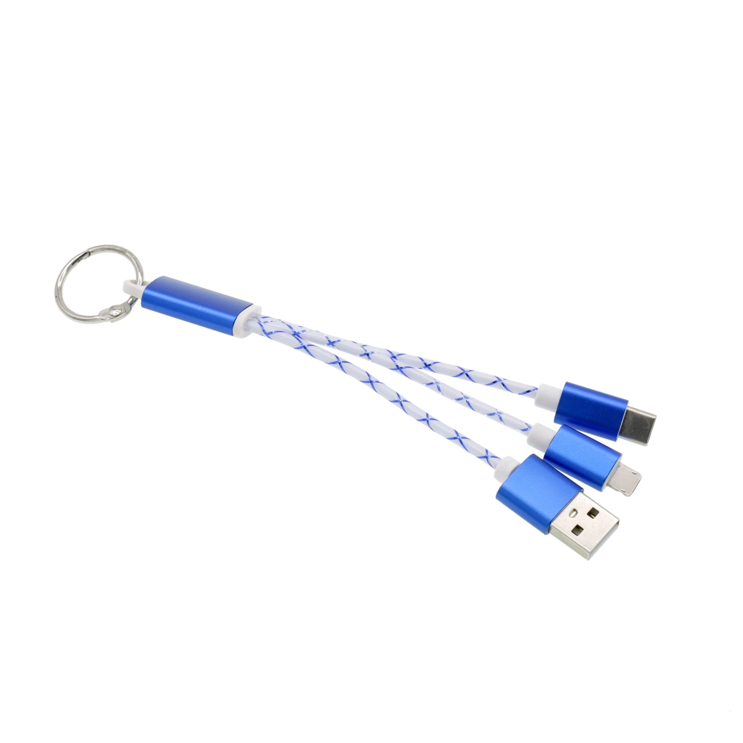 1m Cell Phone 3 in 1 Magnetic Braided Charging Micro Magnetic USB Cable High Quality 3 In1 Fast Charger Cable Line