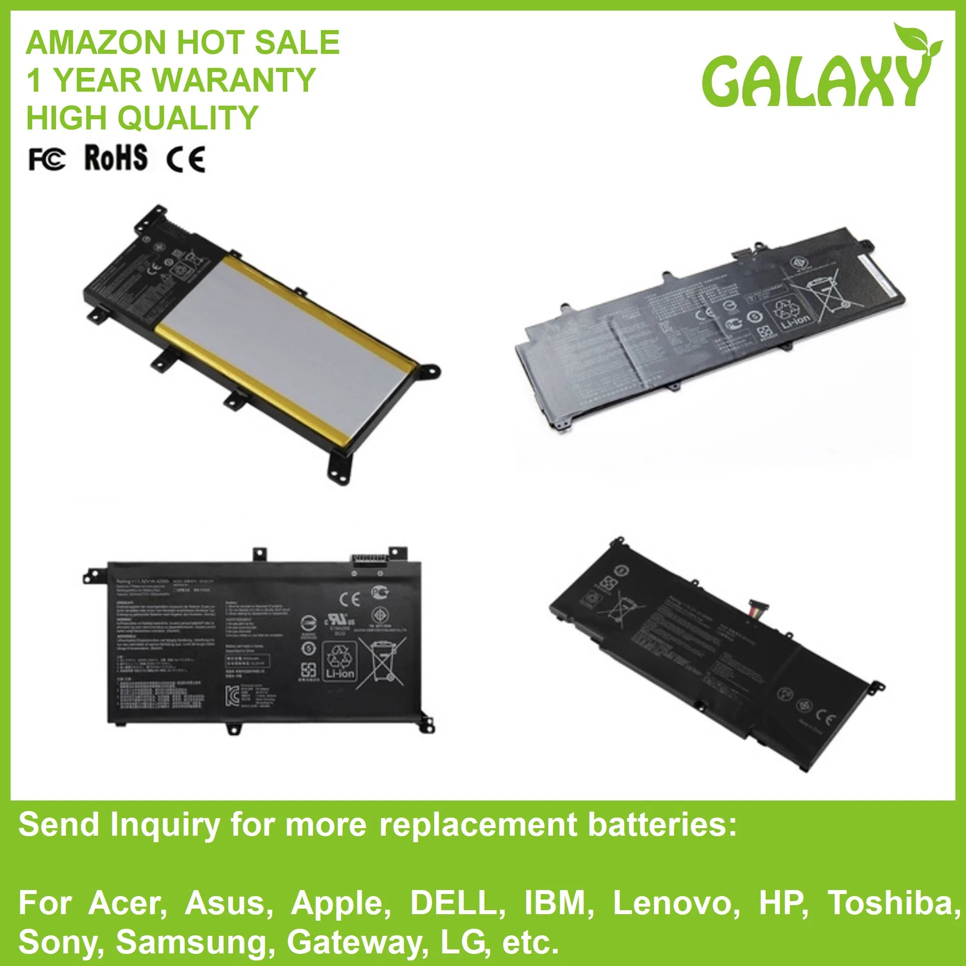 Replacement Batteries for Asus C31n1339 Zenbook Ux303 Ux303u Laptop Battery High quality/High cost performance 