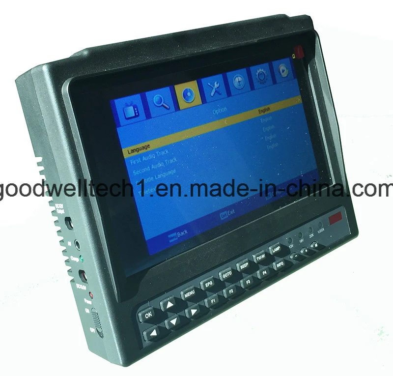DC12V Power Output for CCTV Camera 7" Satellite Finder with LCD Monitor