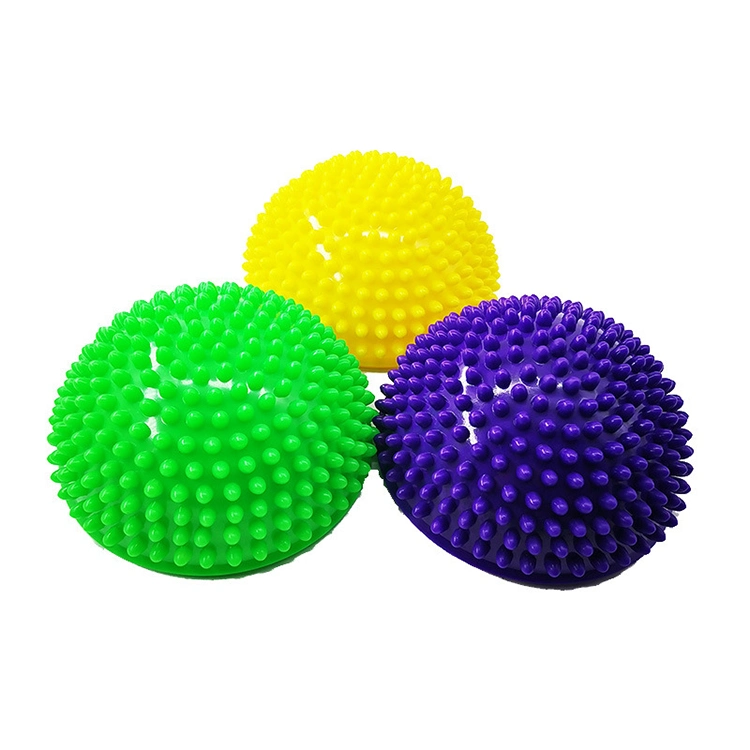 Sport Übung Körper Gebäude Spiky PVC Half Massage Ball