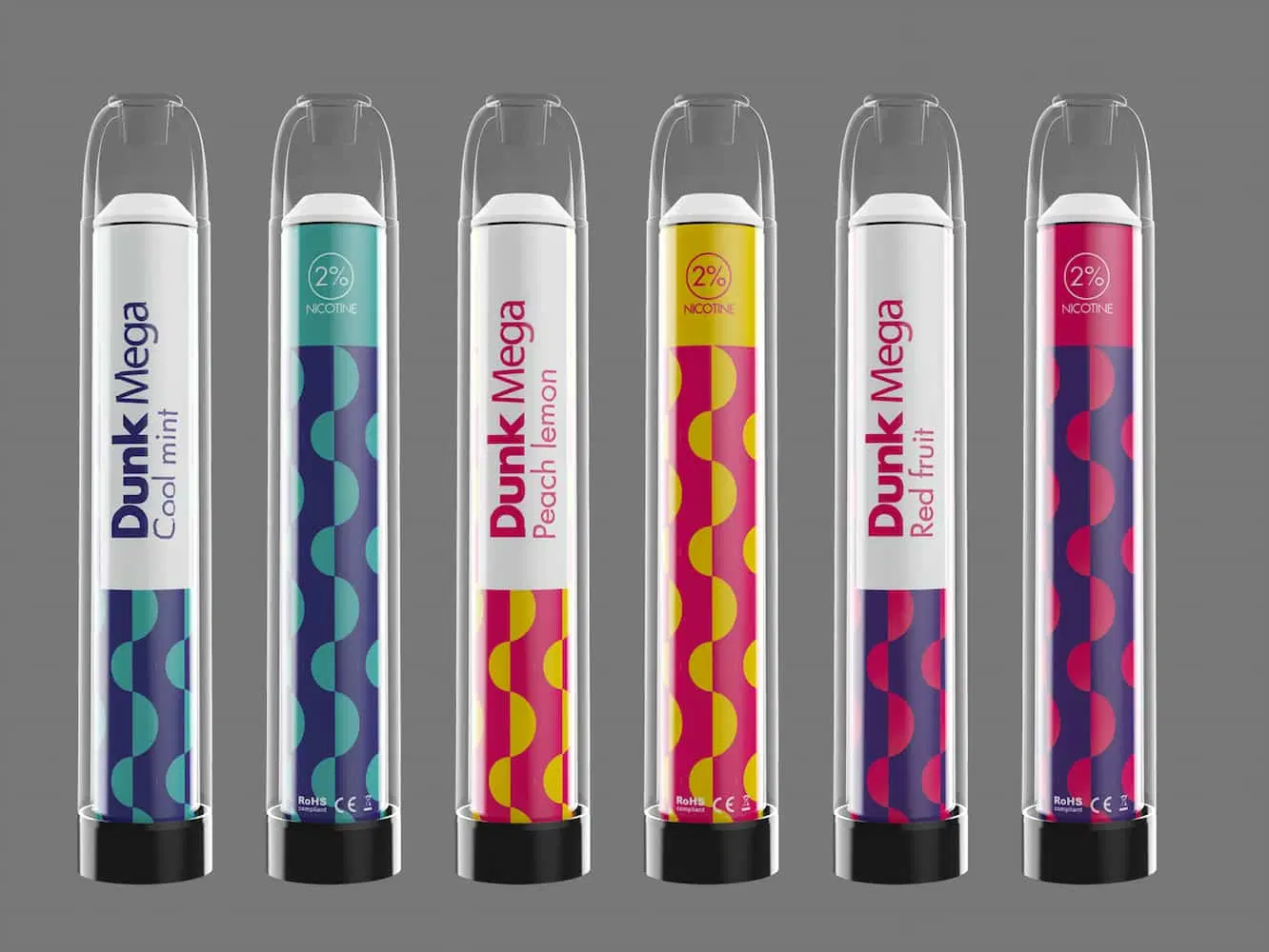 Original Nextvapor Crystal Vape Pen 600 Puffs LED Glowing Light up Exceeded Sk