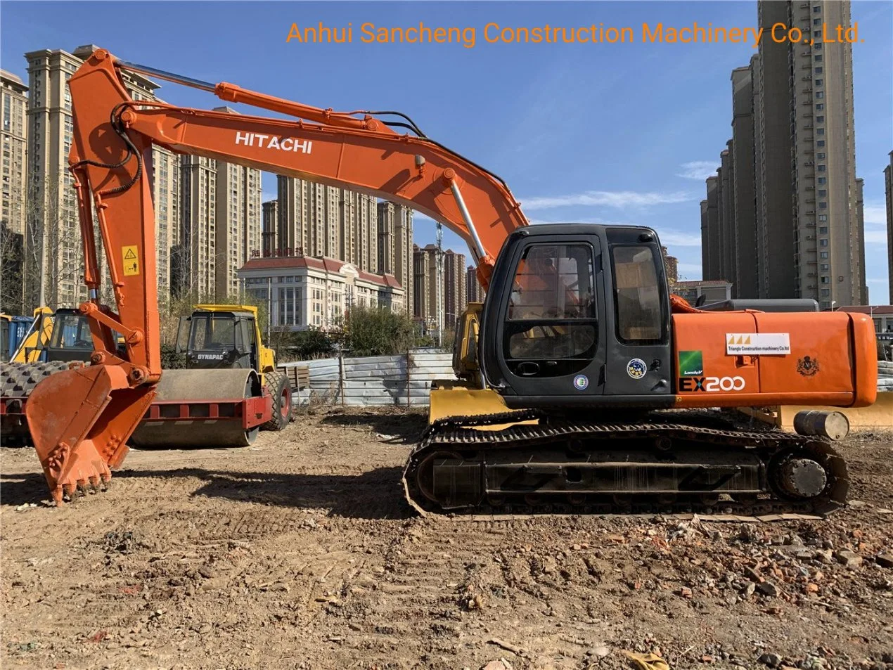 Mecánico utilizado Semiautomática excavadora Hitachi EX200 / Hitachi EX 20t200-5 Excavadora Zx200