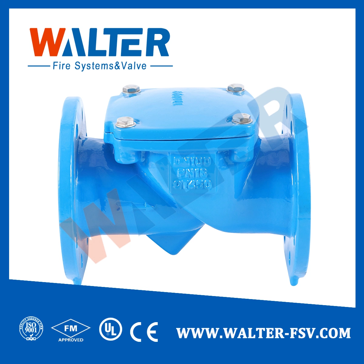 Cast Steel Double Flanged Swing Check Valve at Competitive Price From Chinese Manufacturer